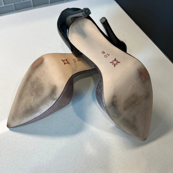 BCBeneration Size 10 Pink Glitter and Black 4” heels Worn twice - Picture 14 of 16